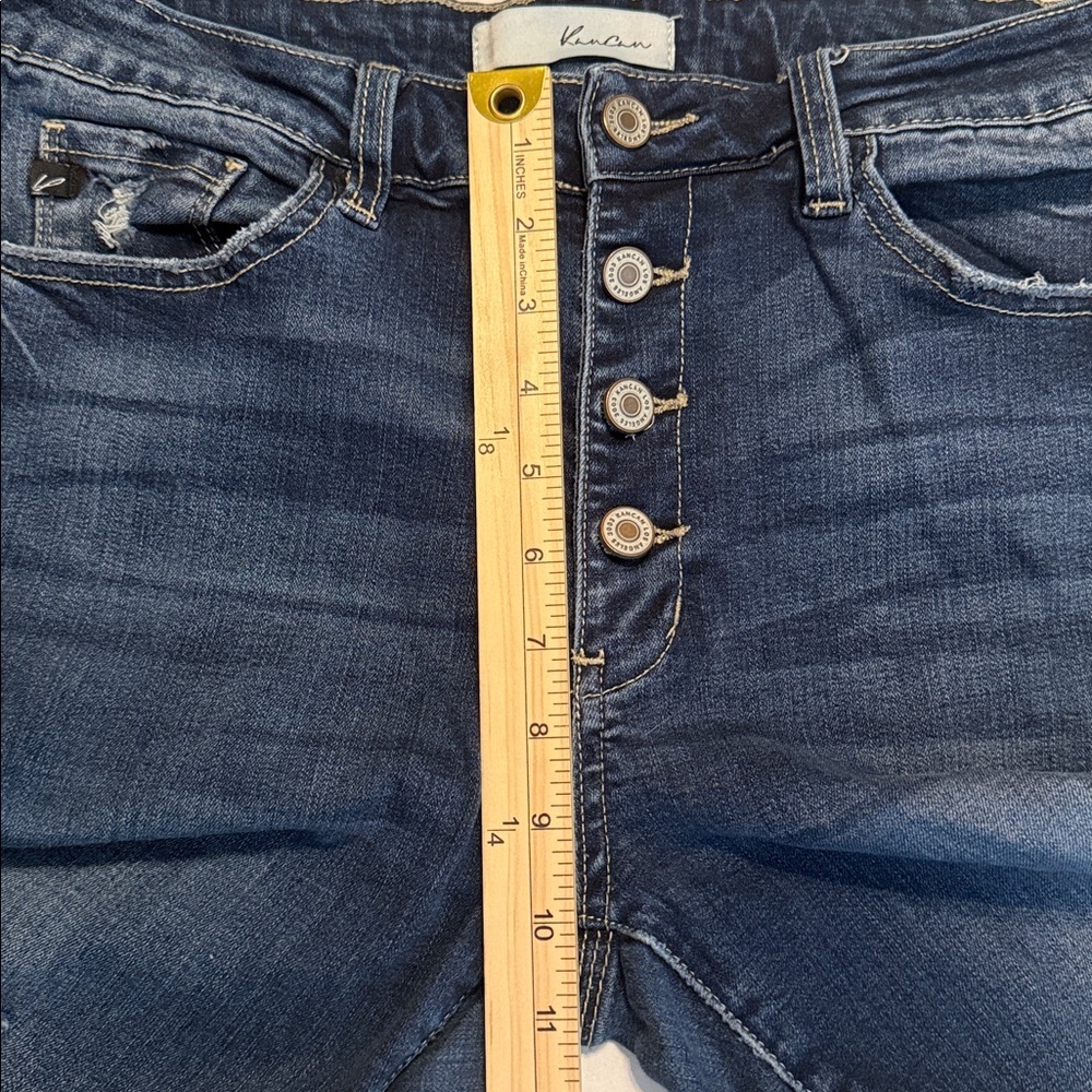 KanCan Chelsea High Rise Super Skinny Dark Wash Blue Jeans Size 11/29 - Picture 6 of 13